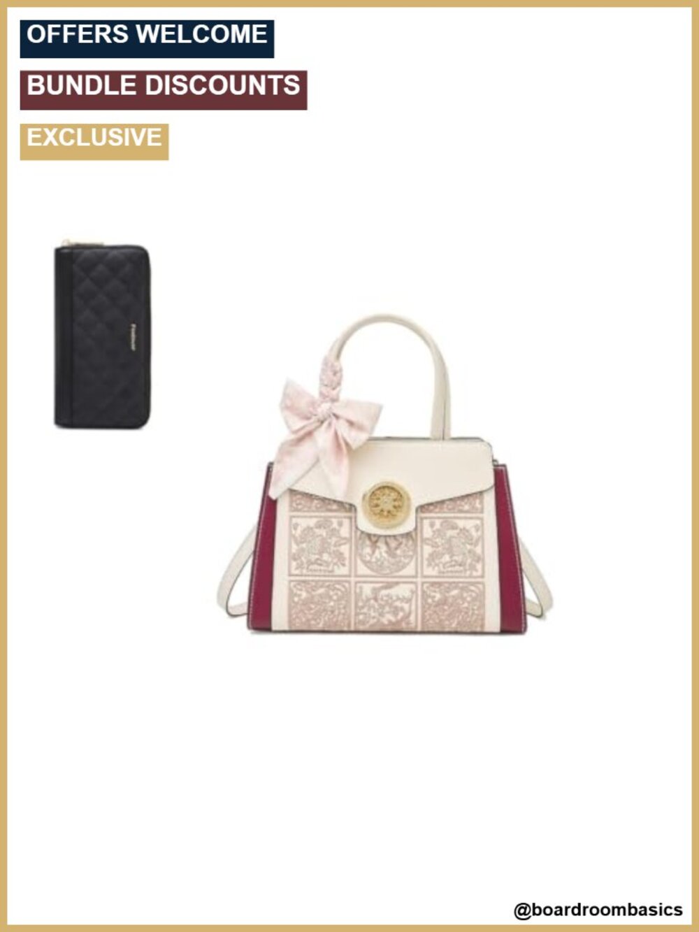 Genuine Leather Crossbody Bag for Women with Wristlet Purse